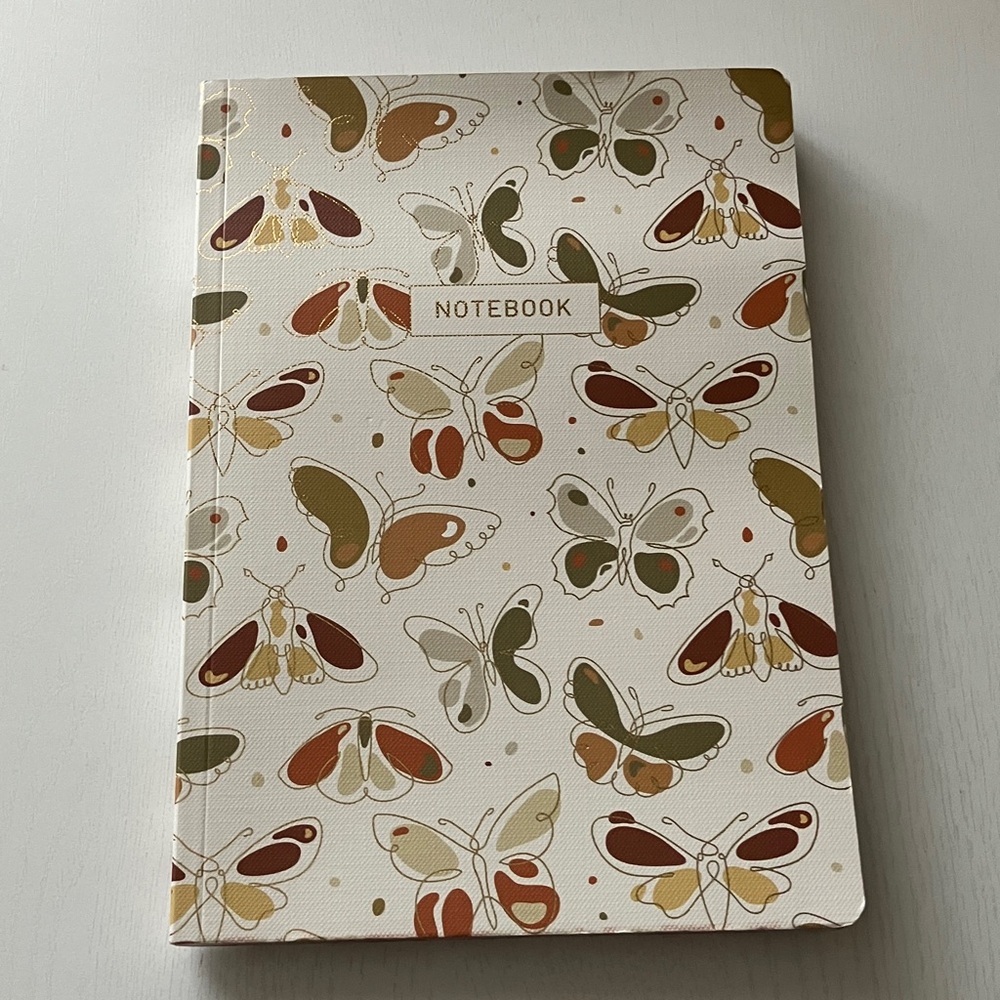 James Burke Butterfly Lined Journal (NWT)